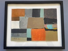 Roger Hilton St Ives Artists Original Painting Artist Handmade Style Signed D12