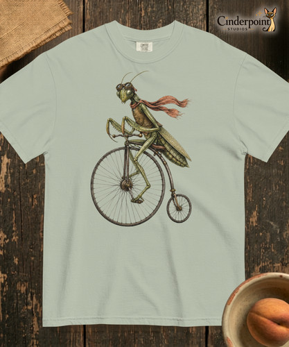 Penny farthing praying - farthing,