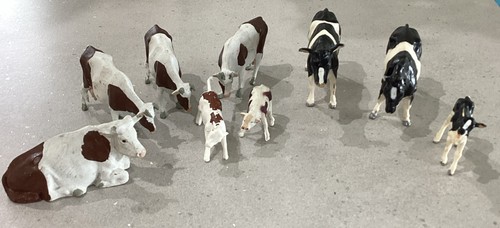 Britains plastic farm friesian - farm,