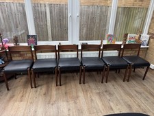 Set Of Six(6) Poul Volther For Frem Rojle Danish Dining Chairs MCM/Denmark/Retro