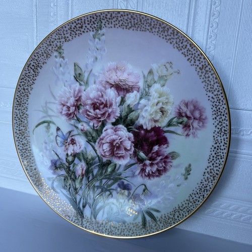 Fine china plate - china, "carnation