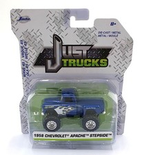 Jada Just Trucks 1/64 Scale 14020 - 1958 Chevrolet Apache Stepside - Blue