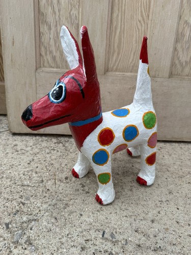 Hand painted papier mâché - hand,