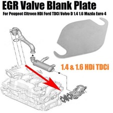EGR Valve Blank Plate For Peugeot Citroen HDi Ford TDCi Volvo D 1.4  1.6 Mazda