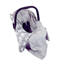 Grey and white elephants baby - grey,