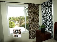 Animal Print Curtains (2