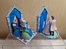 Disney Store Sleeping Beauty, Prince, Fairy Godmothers Bookends *Please Read*