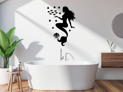 Mermaid wall sticker - mermaid,