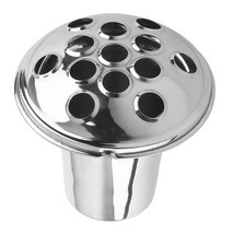 Small Polished Aluminium Memorial Conical Vase & Lid