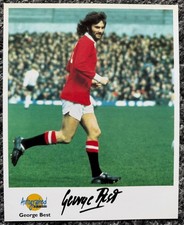 GEORGE BEST " SIGNED " WESTMINSTER EDITIONS - MANCHESTER UNITED with CERTIFICATE