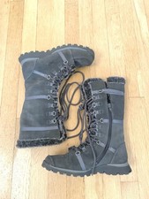 Vintage Y2K Skechers Grand Jams Brown Suede Lace Up Winter Boot 7.5 Clean!!