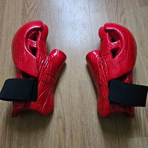 Red dipped foam sparring - foam,