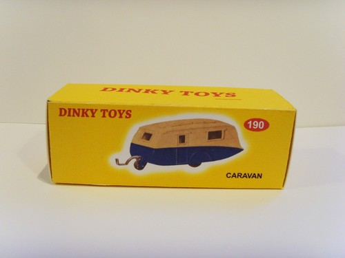 Dinky toys 190 caravan - caravan,