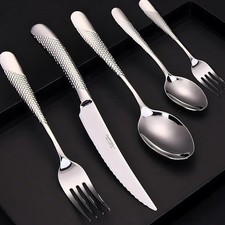 Cutlery DAFFODILY Luxury Set 30 Piece 18/10 Stainless Steel Set For 6