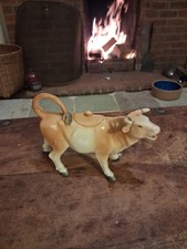 Vintage Brown And White Cow
