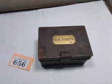 Antique Tin Box G M Dibdin