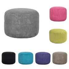 Round Bean Bag Foot Rest Stool