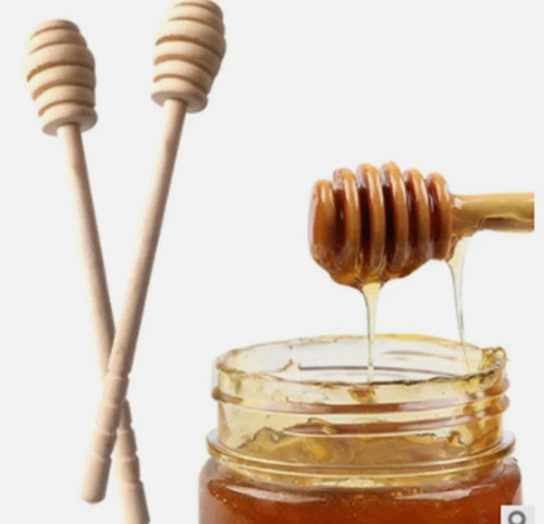 2pcs wooden honey - 2pcs,
