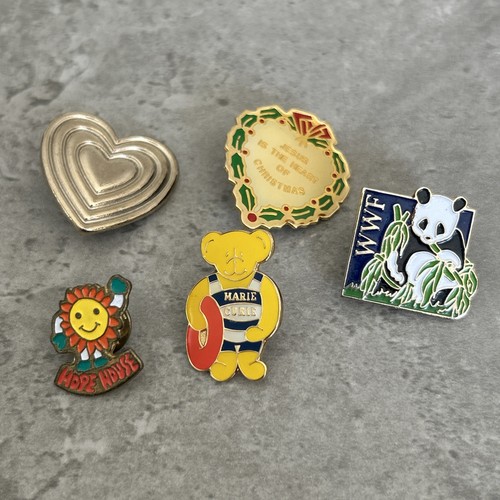 Charity pin badges including - charity,