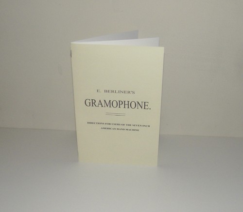 Berliner gramophone phonograph - berliner,
