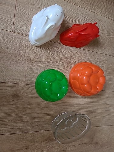 Jelly mould dish vintage 2x - 5x,