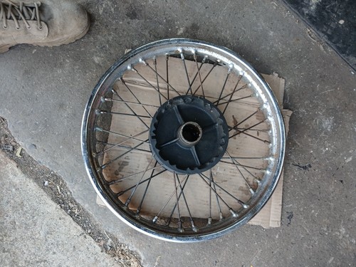 Bsa c15 front wheel rim - rim, and