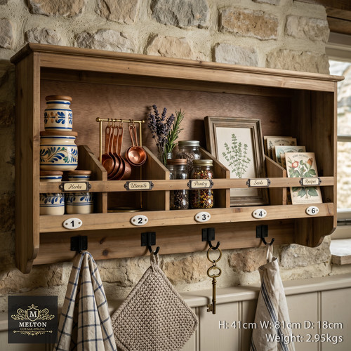 Coat hooks rustic wooden - hooks,