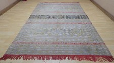 Large Oriental Carpet Rug Hand Made Wool Vintage Living Room 10ft x 6ft 3"