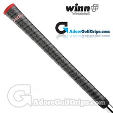 Winn Dri-Tac Wrap Grips - Dark Grey / Red x 3