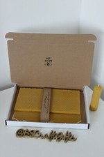 Beeswax sheet, Honey Candle, Making Kit, Craft for kids, Make Candle