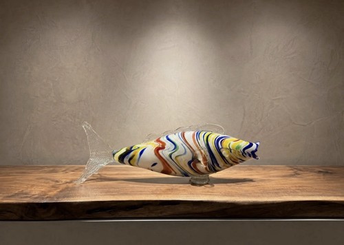 Vintage glass fish - vintage,