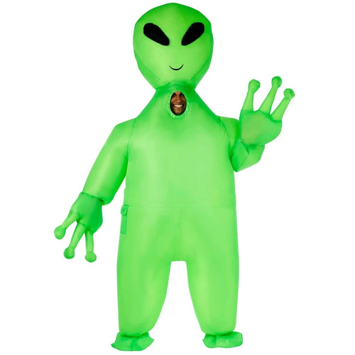 Men giant green alien - giant,