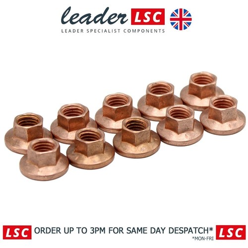 10x exhaust manifold - manifold, nuts