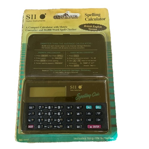Seiko instruments 1110 - instruments, sc-1110