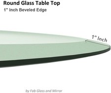 20" Inch Round Glass Table Top