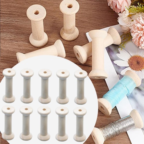 10pcs unfinished wooden - 10pcs, spools