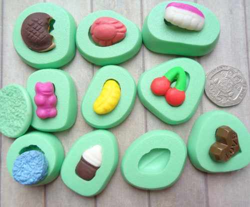 10x mini craft moulds - mini, moulds: