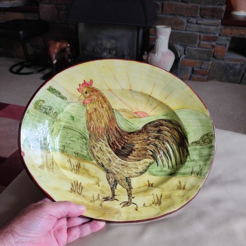 Rooster bowl wall decor hand - wall,