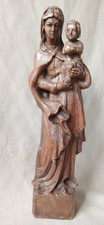 Old carved treen - old,