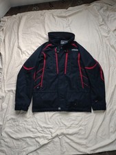 Mens Black And Red Spyder Thinsulate Ski Jacket With Fold Away Hood & 8 Pockets