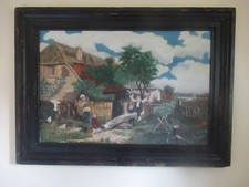 Large Antique Naive Primitive