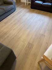Quickstep Laminate Flooring - “Capture” Brushed Natural Oak - Room 7.6 x 4M