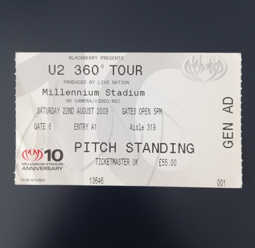 Concert ticket stub 22 - ticket,