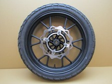 Sachs SFM ZZ 125 2015 13,551 miles front wheel with tyre and brake disc (10207)