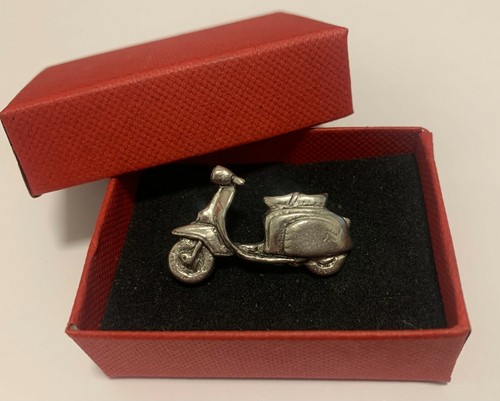 Lambretta scooter pewter - pewter, pin