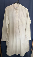 MEN,S CREAM SELF DESIGN KAMEEZ WITH WHITE SHALWAR,LESS USED,G CONDITION,BARGAIN