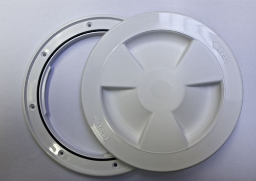 White plastic round - , waterproof