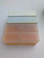 4 x Vintage Fuji Film & Kodak Slides Storage Box 