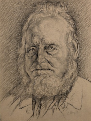 1918 original charcoal - 1918, drawing