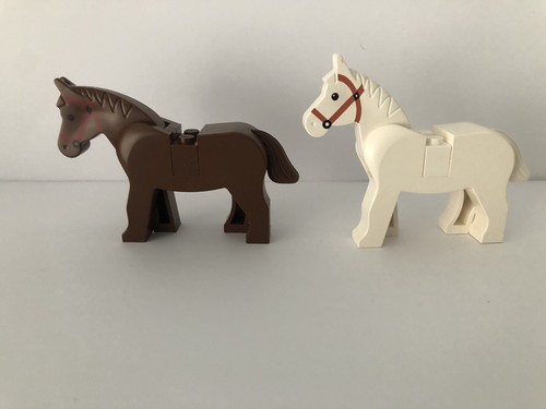 Vintage lego horse pair - vintage,
